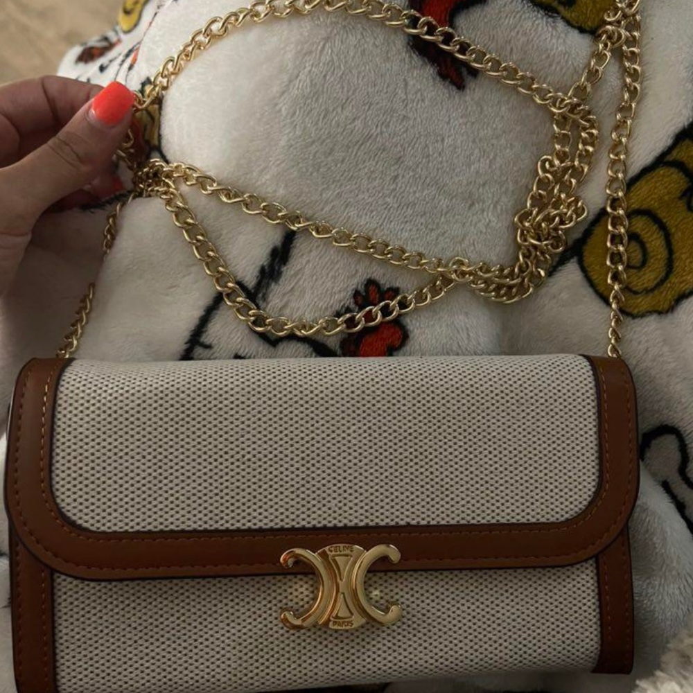 celine wallet on chain crossbody